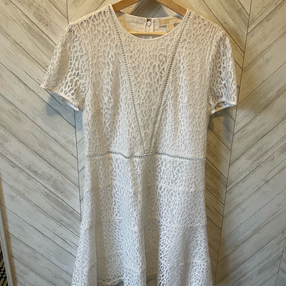 Michael Kors White Lace Dress